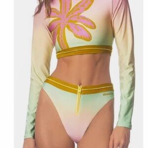 Maaji Pastel Long Sleeve Bikini Set